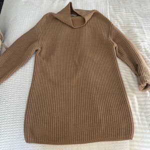 Over sized sweater dress.